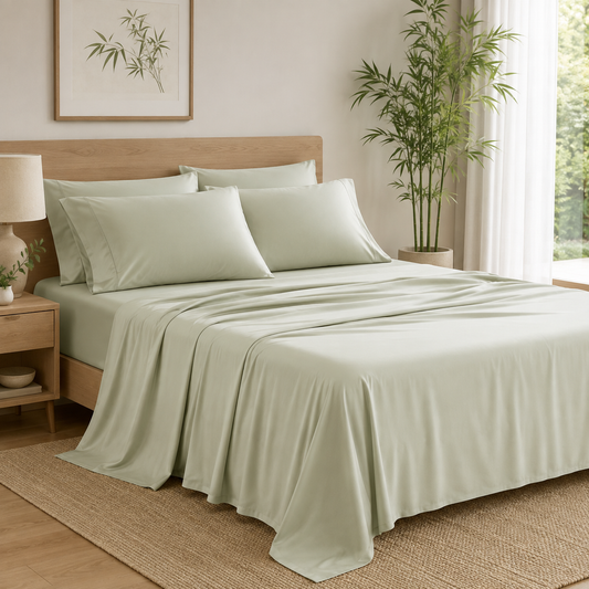 Motivedept® Cooling Bamboo Sheet Set