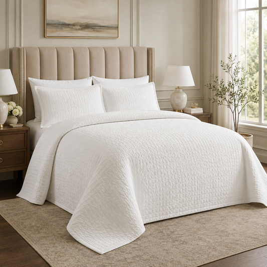 Motivedept® Luxe Hotel Oversized Bedspread Set